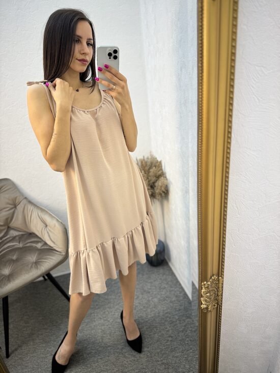 Kleita ar regulējamam lencēm.